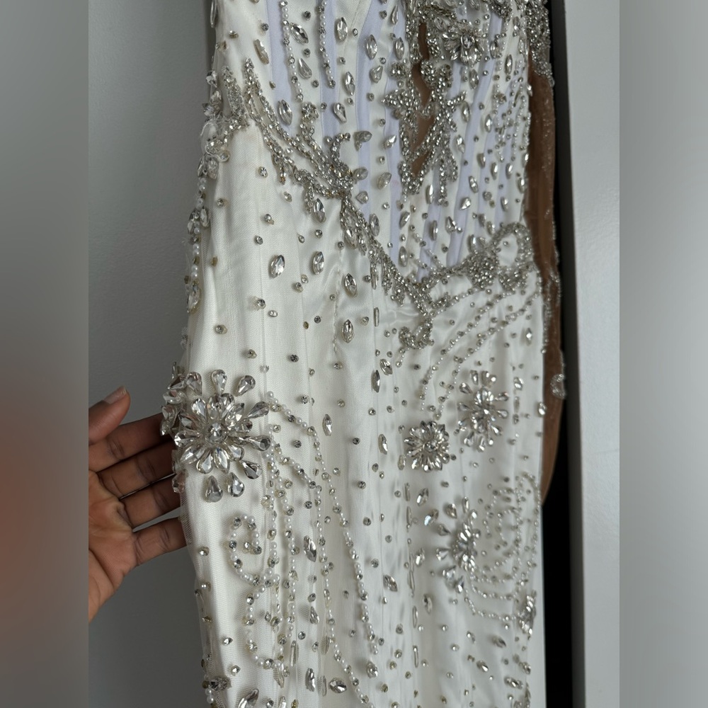 Custom Made Wedding Reception Dress. Great for Proms, Weddings, Events, Etc - Picture 5 of 11